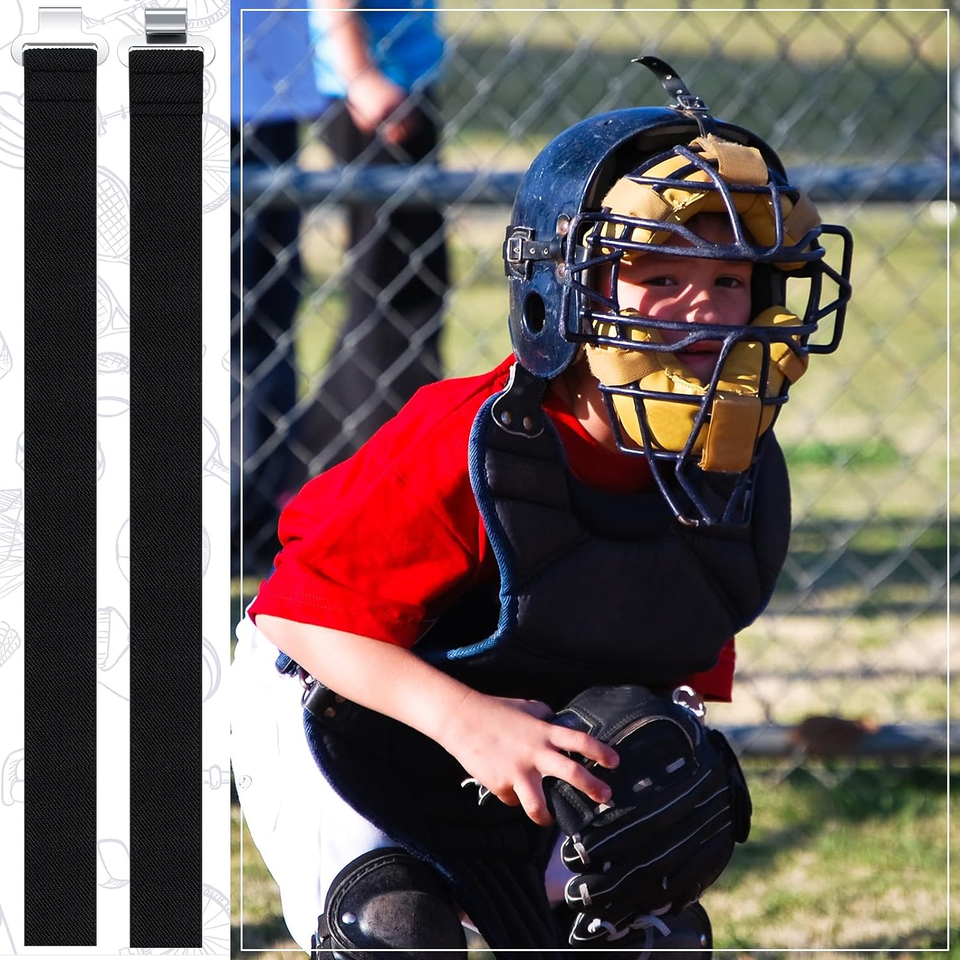 Shin Guard Replacement Straps 13 Inch Baseball Catchers Gear Straps
