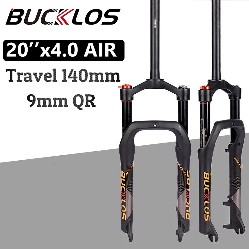 BUCKLOS Snow/Electric Air Fork 20" Suspension 140mm Travel MTB Bike 4.0 Fat Tire - Image 2 of 4