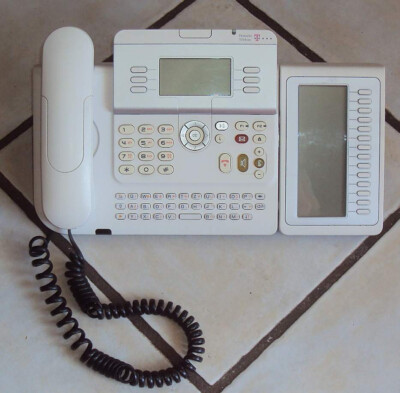 Telekom t-octophon open 141 ice blue mit Smart Display Module Systemtelefon