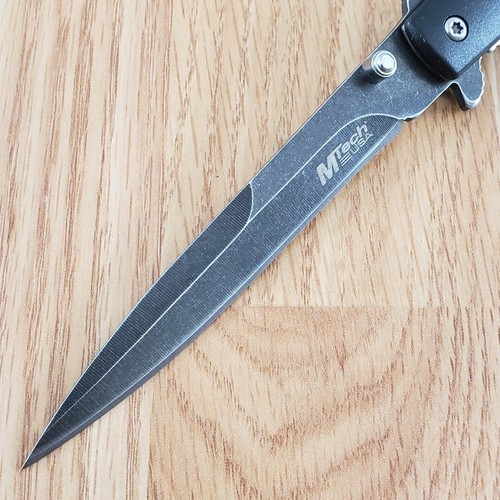 MTech Spring Assisted Folding Knife 4" 3Cr13MoV Steel Blade Aluminum Handle - Picture 3 of 12