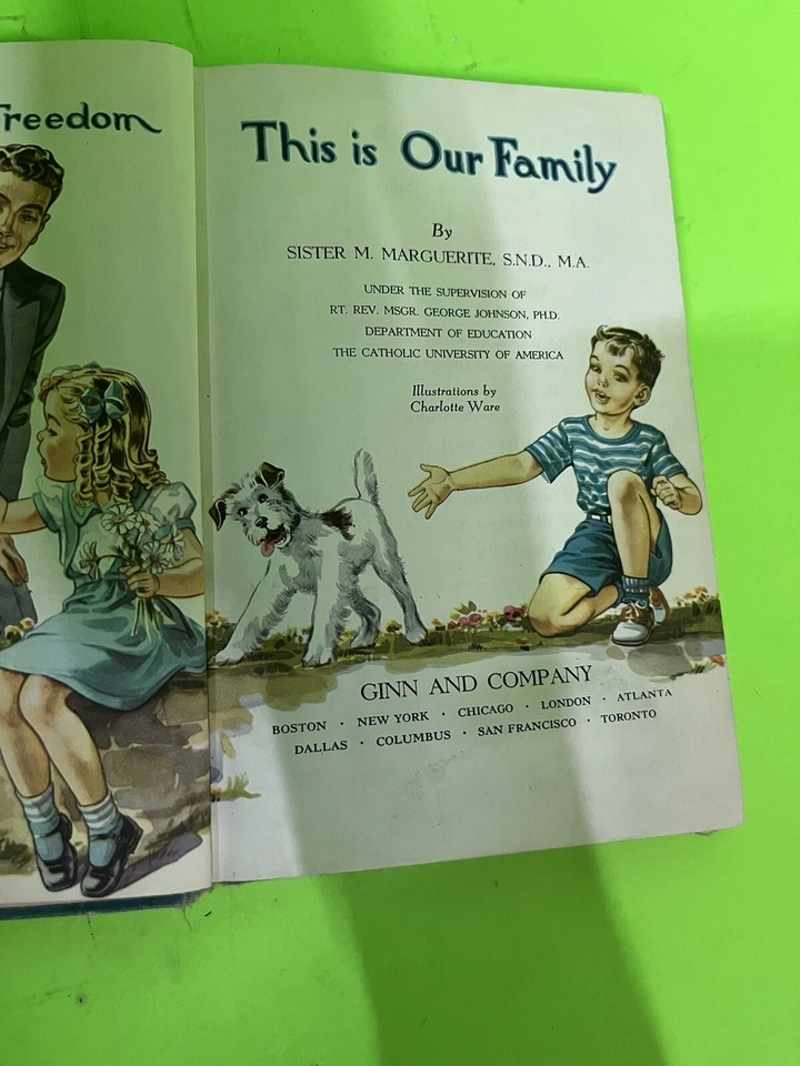 This is Our Family, Faith and Freedom Reader, 1942, Ginn and Company Foto 4 de 4