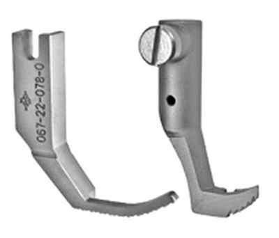 ADLER 67 68 LEFT SIDE ZIPPER FOOT SET PART#S67ZL CORDING