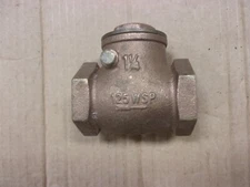 Watts 1-1/4" Threaded NPT Water Line Swing Flapper Check Valve Bronze 125 WSP