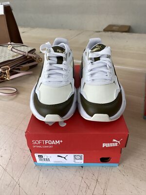 Puma XRay Speed Sl Lace Up Womens White Sneakers 38995209 Size 6.5 US