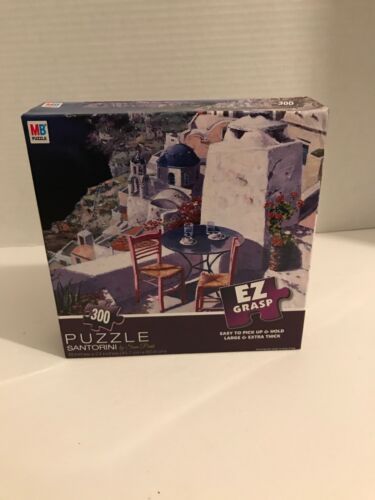EZ GRASP 300 Pcs. Puzzle Santorini By Sam Park. Easy To Pick Up & Hold - Picture 1 of 2