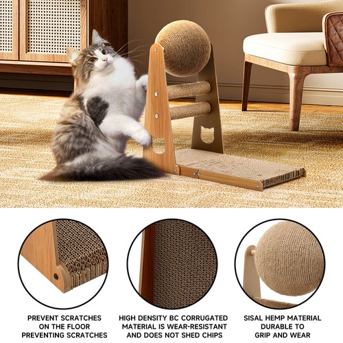 Scratching Post Cat Tree Climbing Activity Centre Kitten Bed Toy Scratcher Tower - Picture 149 of 354