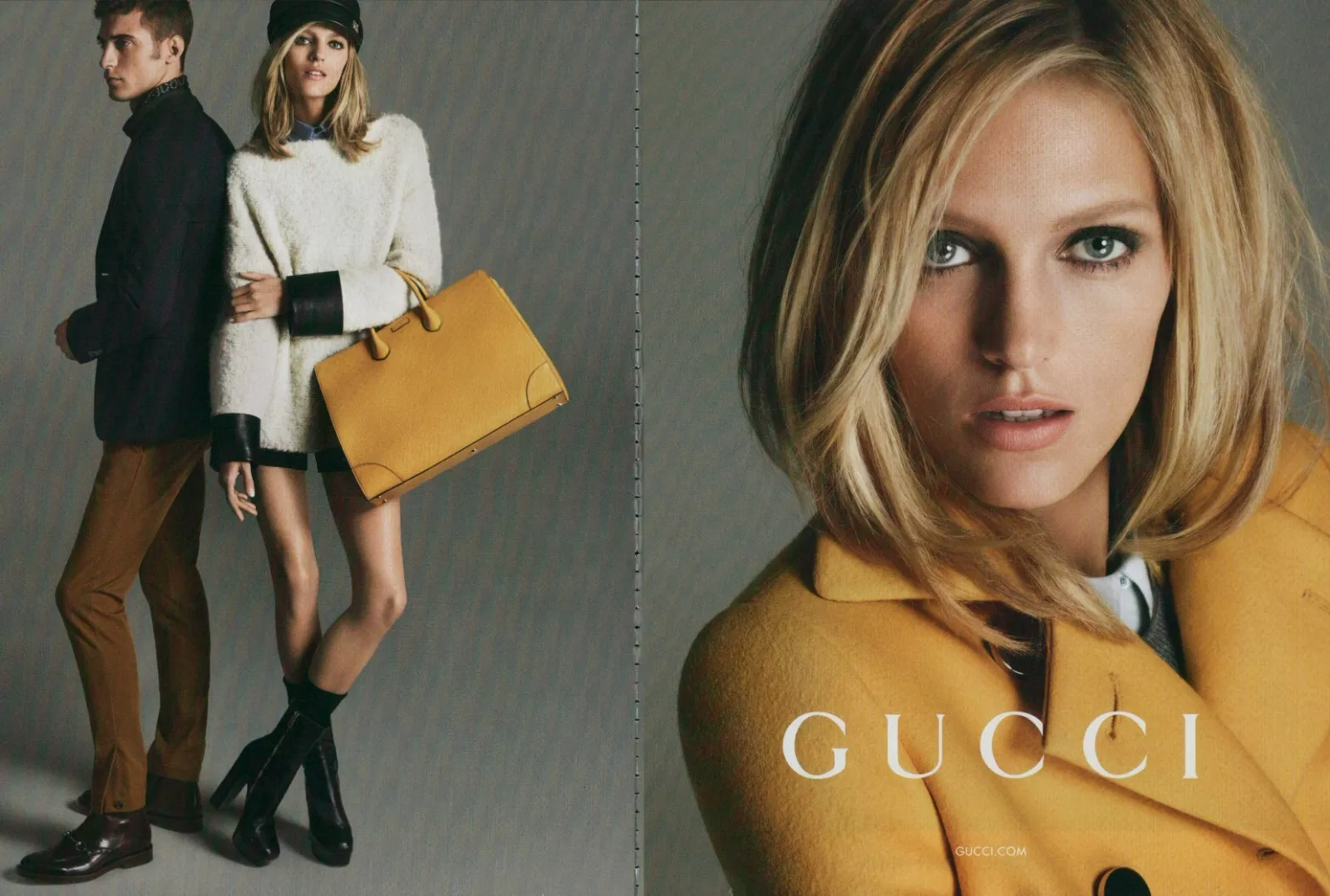Sacs GUCCI Magazine Impression Publicité Femme Sac à Main Mode Accessoires 2014