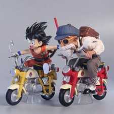 Modellino decorazione bambola moto Dragon Ball Son Goku Master Roshi con scatola