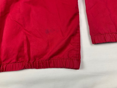 Vtg Chaps Ralph Lauren Mens Harrington Bomber Jacket Large Red Full Zip D5 - Picture 8 of 12