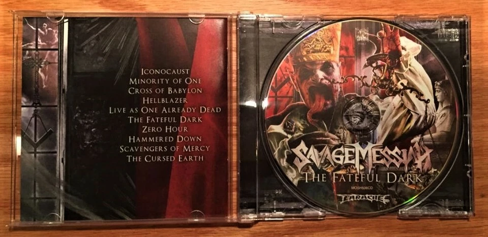 Savage Messiah - The Fateful Dark (Signed by 2 band members) Metallica Testament — 第 3/3 张图片