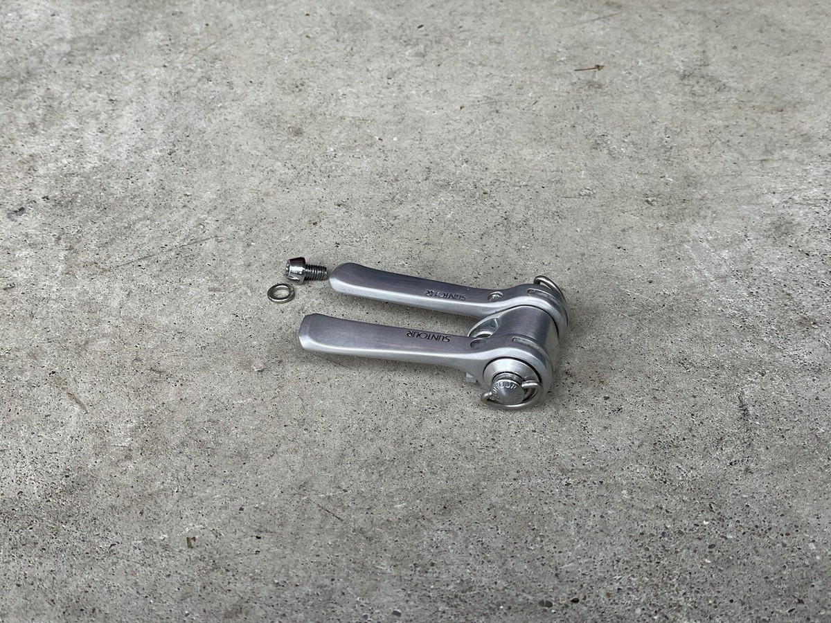 Lot De Dérailleurs Vintage Suntour Et Shimano Pour Vélo De Course - Commande Au Cadre - 6 Vitesses - Occasion