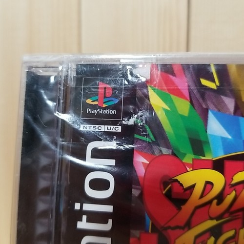 NEW Super Puzzle Fighter II Turbo (PlayStation 1, 1997) Y-Folds Factory Sealed! - Picture 3 of 17