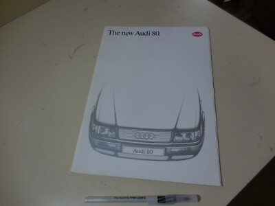 AUDI 80 Japanese Brochure 1992/07 E-8CABK  E-8CNG