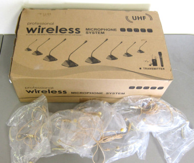 UHF-8800 Professional 8 Channel UHF Wireless Microphone System - FREE SHIPPING