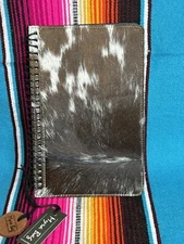 MYRA ~ COWHIDE ~ WIRE BOUND ~ HARDCOVER ~ JOURNAL