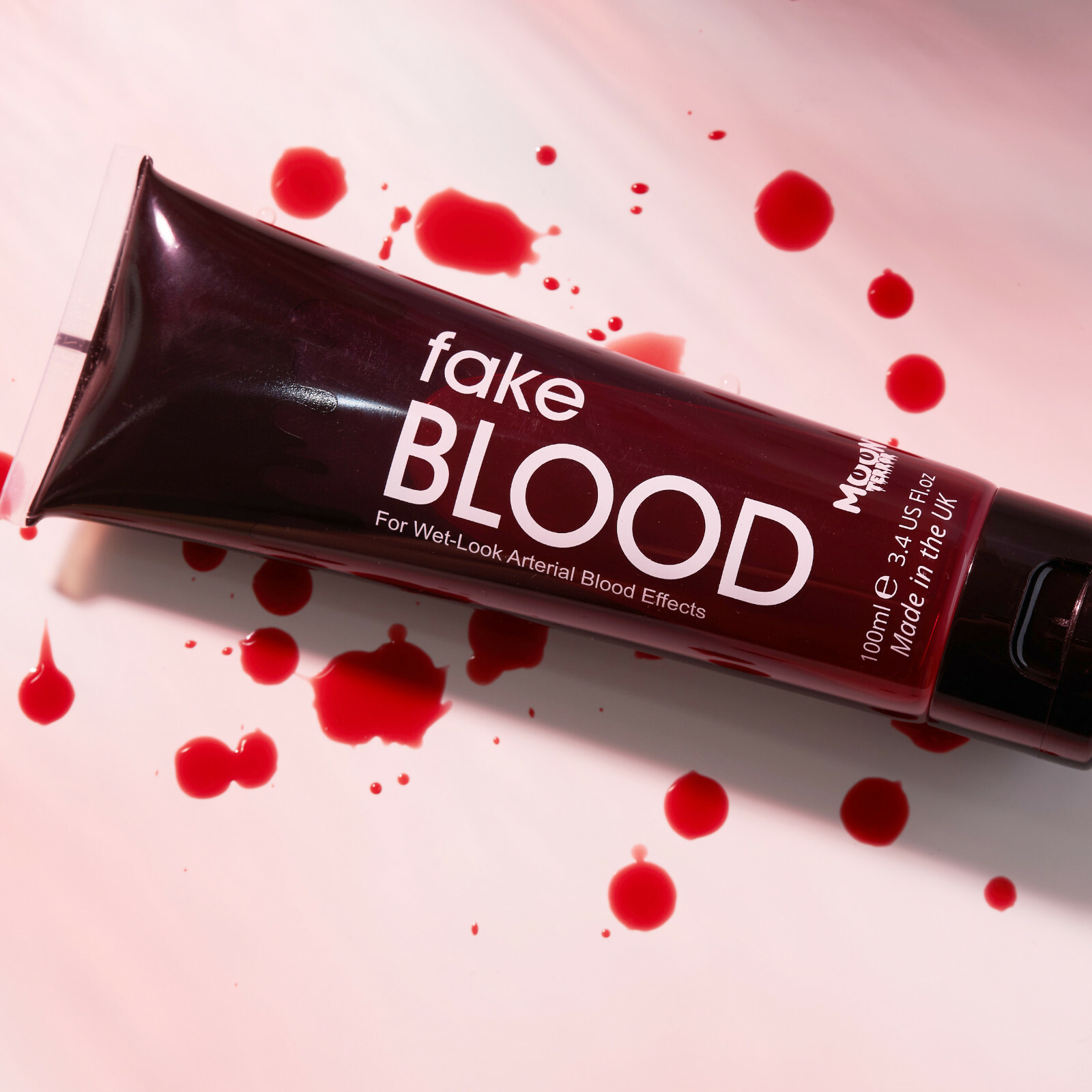 Moon Glow 100ml Fake Blood Tube - Halloween Vampire Special FX Makeup tube