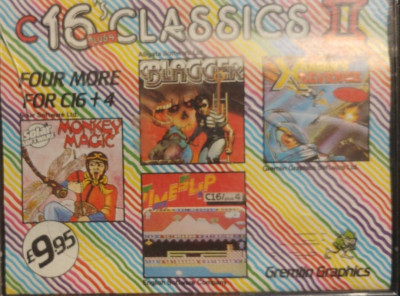 Classics II (Gremlin 1986 Commodore 16 116 +4 (2Tape, Box, Manual) 8-bit classic