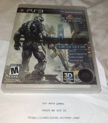 Crysis 2 Limited Edition (Sony PlayStation 3, 2011) PS3
