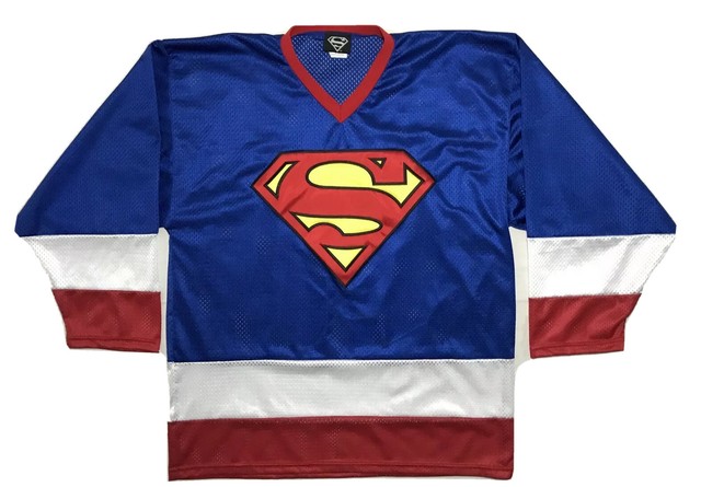 superman hockey jersey