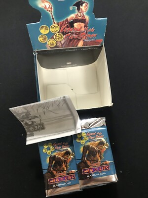 legend of the five rings booster box Legend of the Five Rings Web of Lies Booster Box - Opened