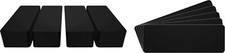 400 7" Record Shelf Index Divider Cards - 3" x 8-1/2" - Black Eco 20mil Thick