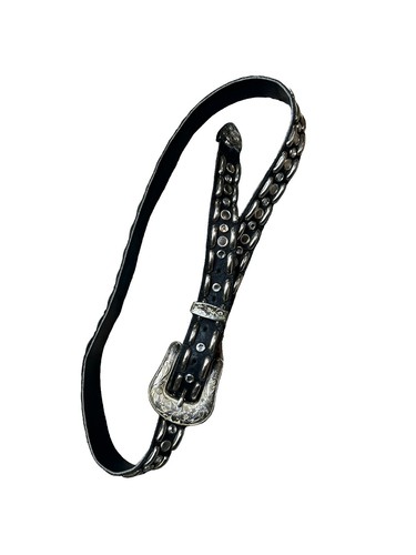 Limited Edition CHANEL polka dot wide belt from Spring 2013 Collection-Sz EU 38 Chanel 13P NEW Black Ecru Gold Leather Tweed Polka Dot Belt  main image 3