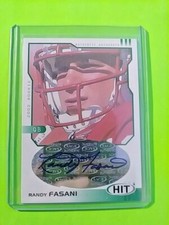 2002 HIT Sage Rookie Randy Fasani SP Green Saphire  #H12 Stanford Auto Autograph