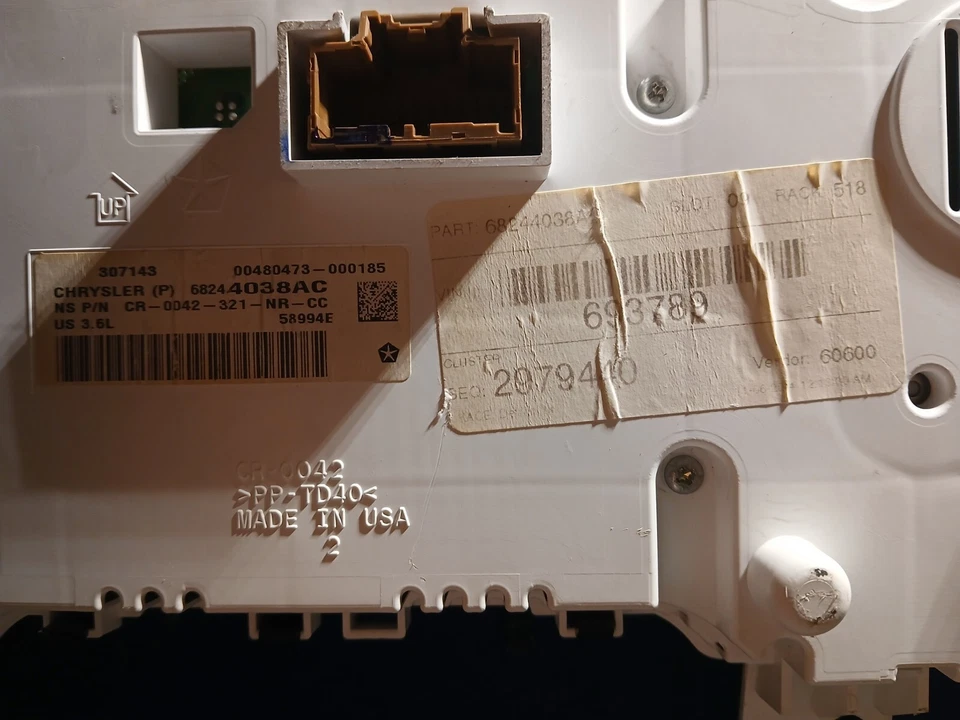 Jeep Grand Cherokee 2015 cuadro de instrumentos Mopar 68244038AE Foto 3 de 3