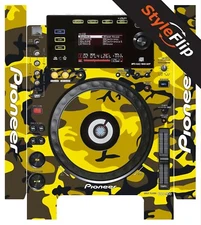 Pioneer CDJ-900 Skin | Camo Yellow | Protective Decal | StyleFlip Skins