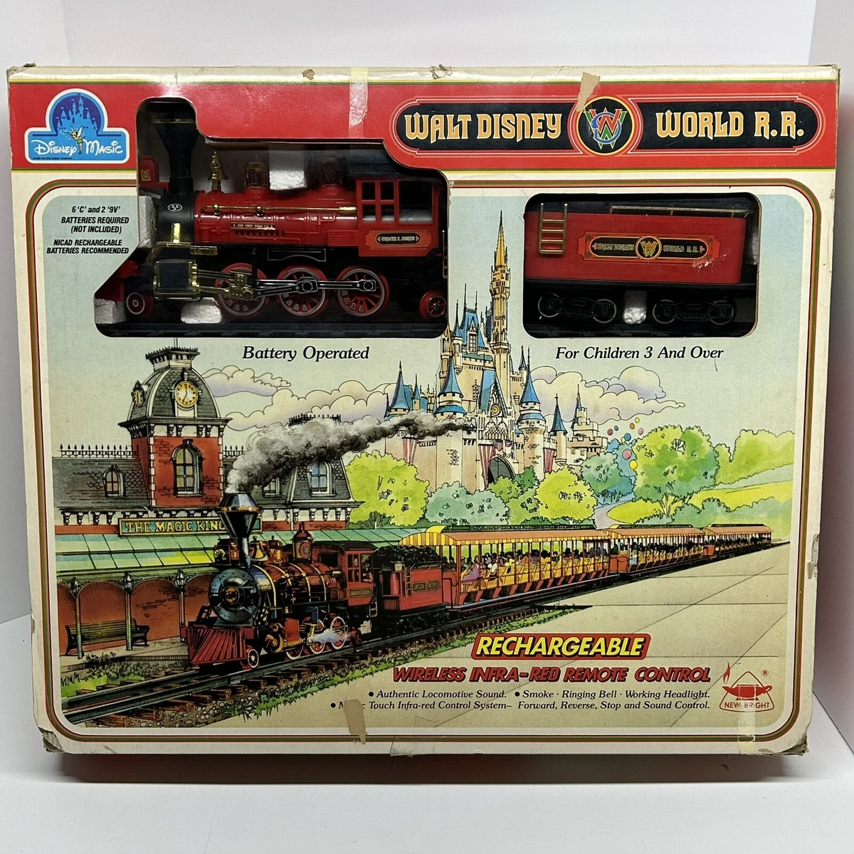 Walt disney world store railroad train set