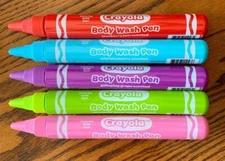 CRAYOLA Scented Body Wash Pens *Set of 5 ** New