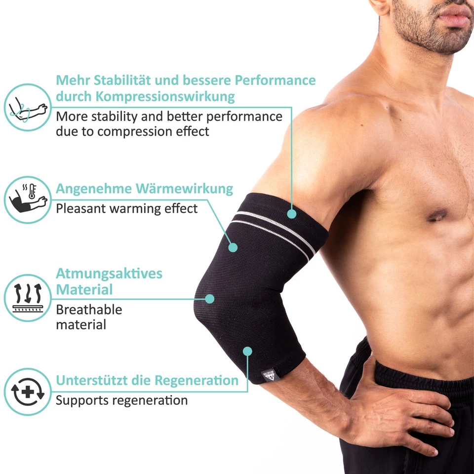 Elbow Braces for Sports and Everyday Life, More Stability and Performance, 1 Pair - Image 2 of 4