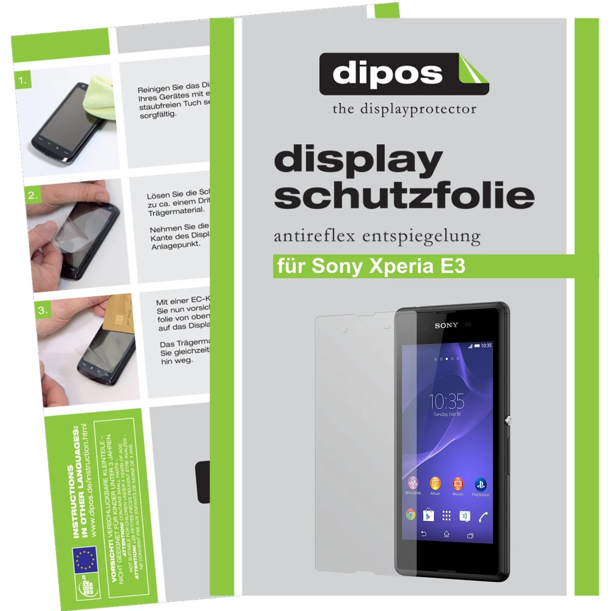 Brotect Pellicola Protettiva Per Sony Ericsson Xperia S LT26i – 2 Pezzi, Trasparente, Anti-Impronte, Anti-Graffio - 6