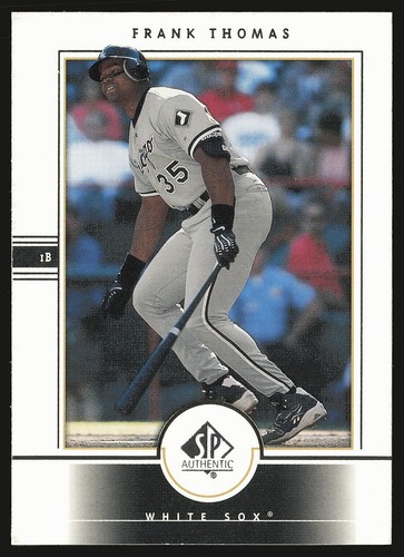 Frank Thomas #34 2000 SP Authentic card