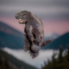 Godzilla Plush 12 Stuffed Toy Godzilla VS Kong 2022, Legendary Toho Tag