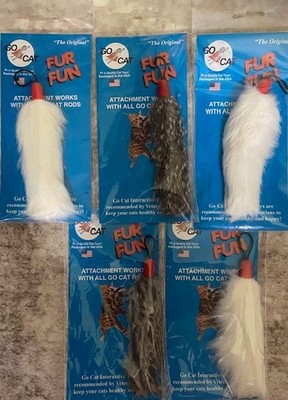 GO CAT DA FUR FUN GO CAT INTERACTIVE TOYS CAT NIP KITTEN PLAY COUNT OF 5