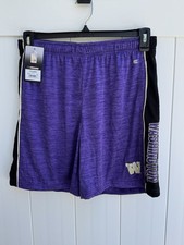 Colosseum Athletics University of Washington Basketball Shorts YXL, Men  s Small