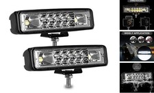 Led Pods Light Bar - Slim 60W 10000Lm 12V/24V Driving Fog Light 6 Inch