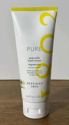 BEEKMAN 1802- PURE Goat Milk Hand Cream-3.4 Oz ea. NEW/Sealed