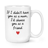 Gift Base Tasse 15Oz Groß Kaffeetasse Muttertag Weiß Keramik