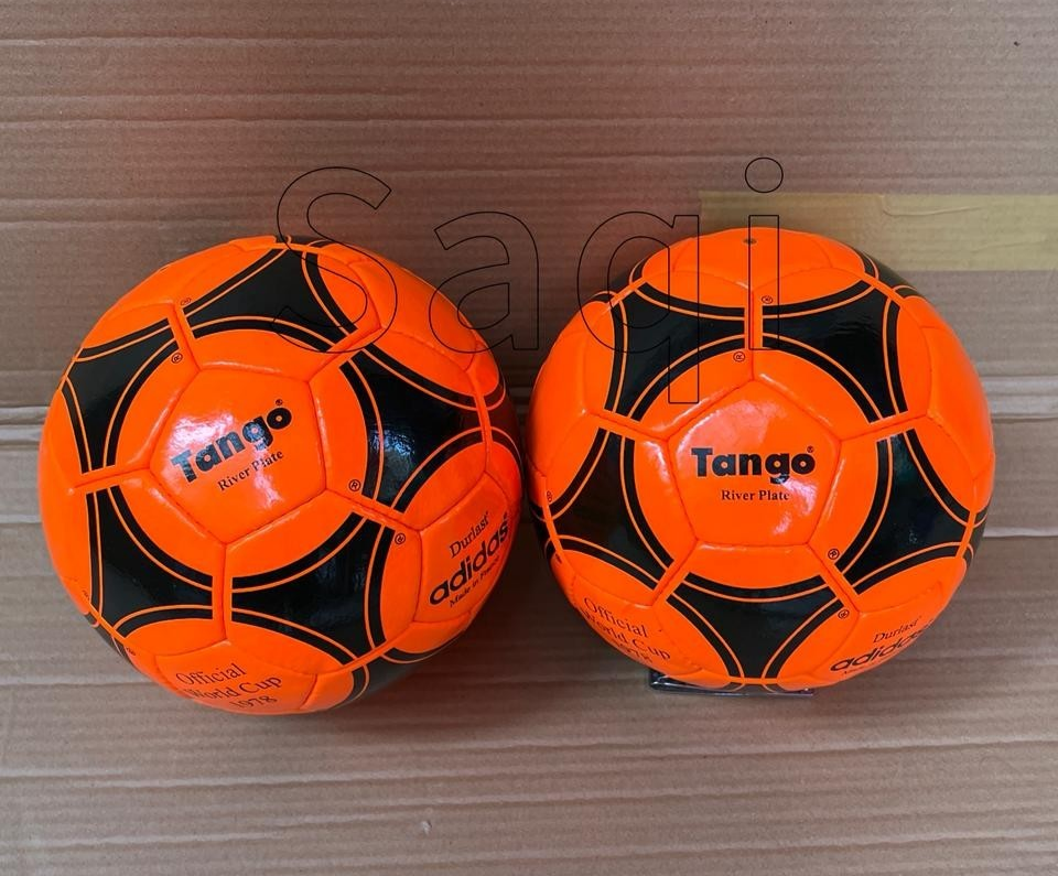 pack of 2* orange Adidas Durlast Tango River Plate 1978 FIFA Ball