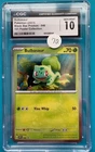 Pokemon Bulbasaur 2023 Cosmo Holo Black Star Promo 046 CGC 10