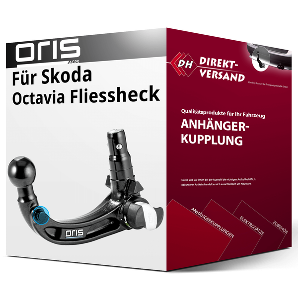 für Skoda Octavia Fliessheck IV Typ NX3 (Oris) AnhäNgerkupplung Abnehmbar Neu-image
