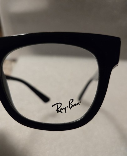 Ray-Ban Eyeglasses Frames RB7226 PHIL 8260 Shiny Black Square Full Rim 54-21-145 - Picture 8 of 10