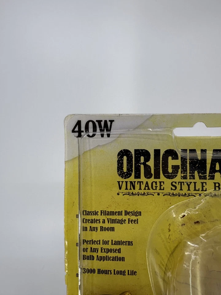 NEW Feit Electric Original Vintage Style Bulb 40w Amber Glass Dimmable Lanterns - Image 3 of 4