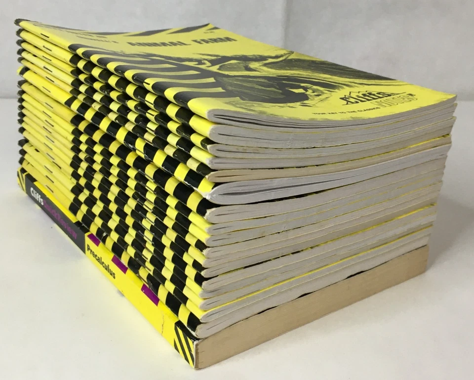 Cliffs Notes Mixed Lot of 18 Teacher Study Classics Paperback Vintage - Image 3 of 4