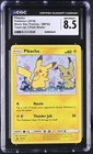CGC 8.5 PIKACHU SM162 TEAM UP BLACK STAR PROMO BLISTER PACK POKEMON
