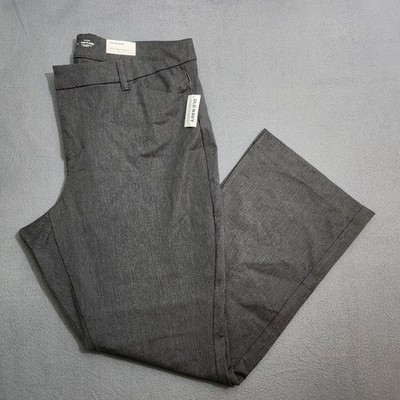Old Navy Women 20 Dark Gray High Rise Pixie Secret Smooth Pockets Pants NWT