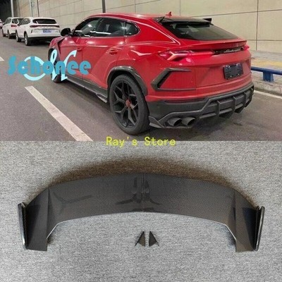 Carbon Fiber Rear Trunk Upper Roof Spoiler Wing For Lamborghini Urus Top Style