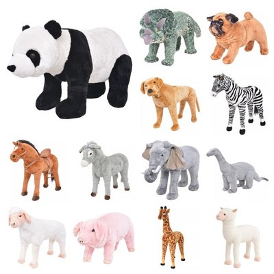Plüschtier Plüsch Wildtiere Alpaka Mops Bulldogge Hund Einhorn Pferd Panda etc.